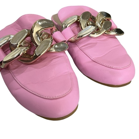 Steve Madden Women’s 7.5 Kiki Vegan Slip On Barbie Pink Loafer Shoes - Picture 2 of 7